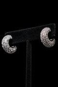 Eclipse Crystal Hoops